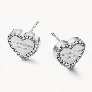 Michael Kors Heart Stud Earrings